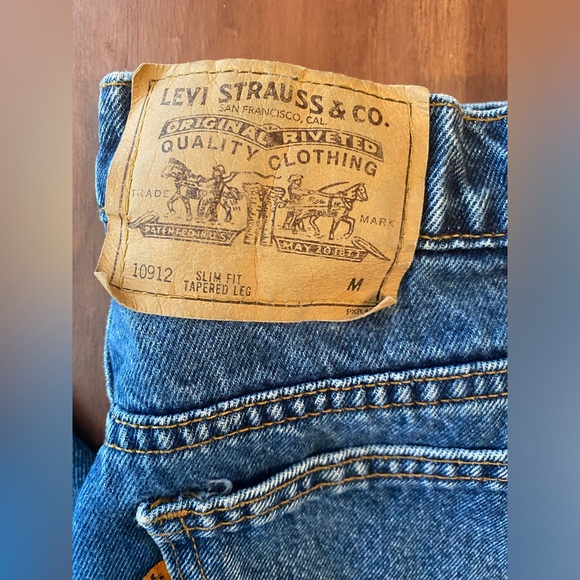 Vintage Levi’s ORANGE TAB 10912 Slim Fit Size 13 Medium - Picture 3 of 13